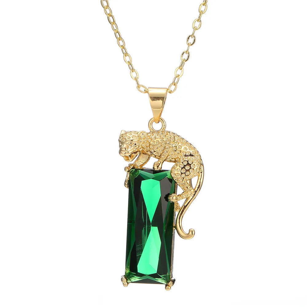 14K Yellow Gold Real Natural Emerald Necklaces Women Silver 925 Jewelry Pierscionki Bizuteria Emerald Gemstone Pendant Necklace