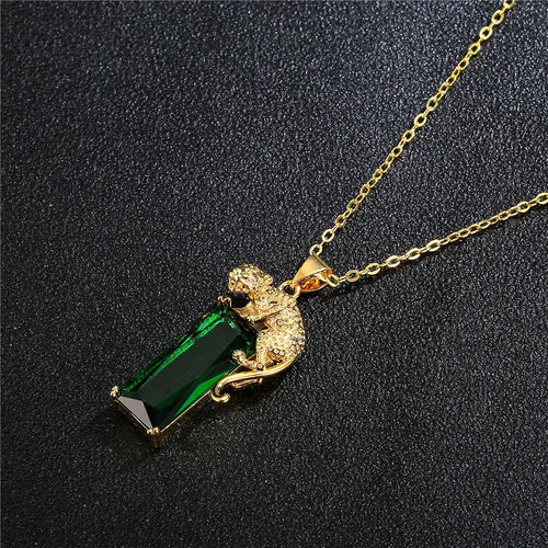 14K Yellow Gold Real Natural Emerald Necklaces Women Silver 925 Jewelry Pierscionki Bizuteria Emerald Gemstone Pendant Necklace