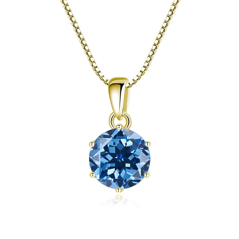 Butterflykiss 1 CT Real Moissanite Pendant Necklace For Women Top Quality 925 Sterling Silver Wedding Party Bridal Fine Jewelry