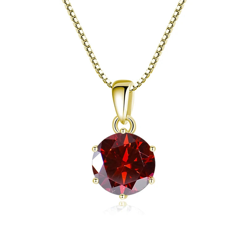 Butterflykiss 1 CT Real Moissanite Pendant Necklace For Women Top Quality 925 Sterling Silver Wedding Party Bridal Fine Jewelry